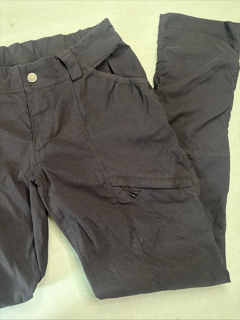 Duluth Trading Co Womens 6x31 Black Hiking Utility Cargo Stretch Pants